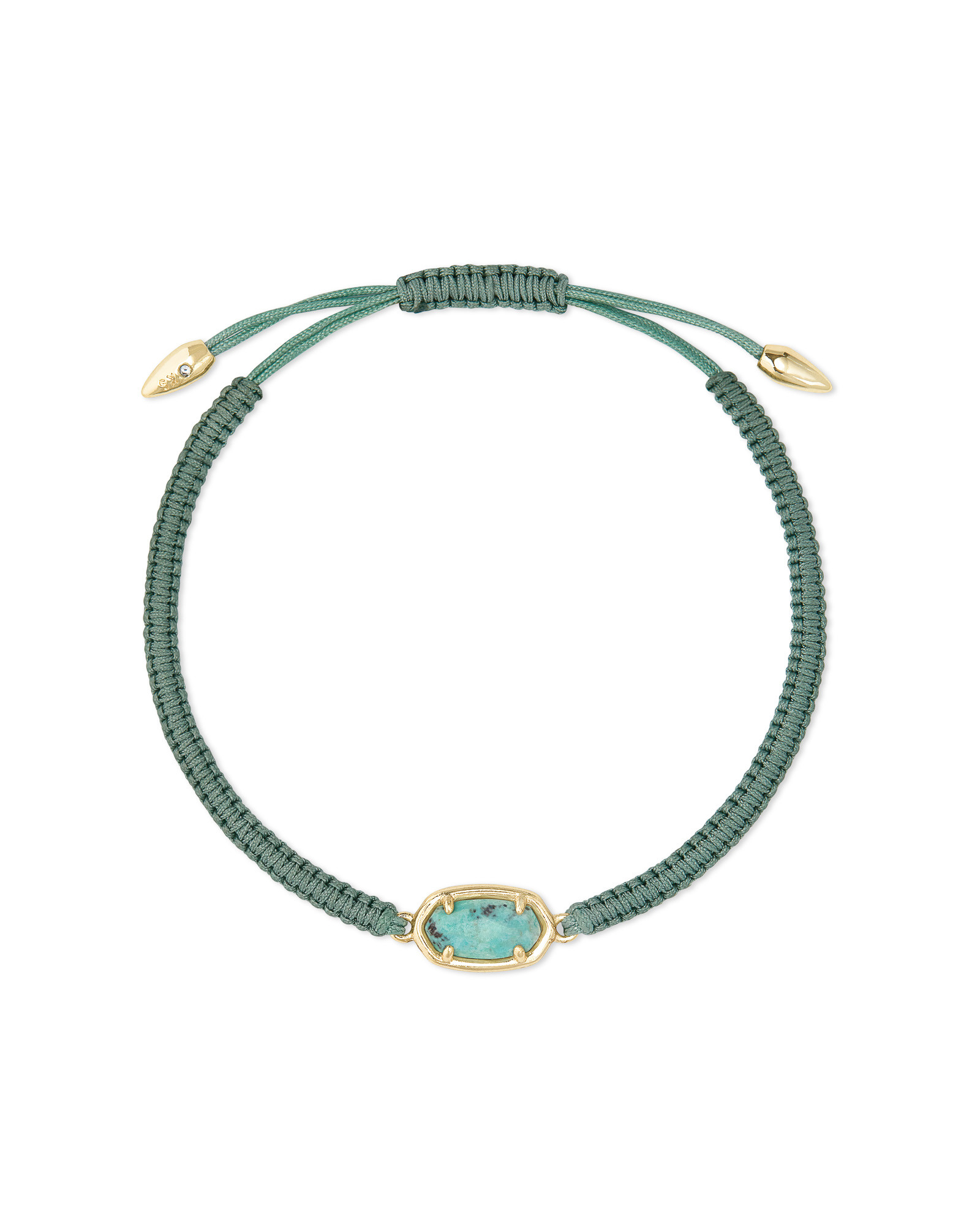 Grayson Sea Green Cord Friendship Bracelet in Sea Green Chrysocolla | Kendra Scott