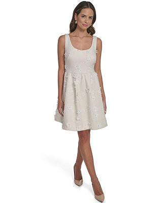 Eliza J Women's Scoop Neck Sleeveless Short Dress - Macy's | Macy's