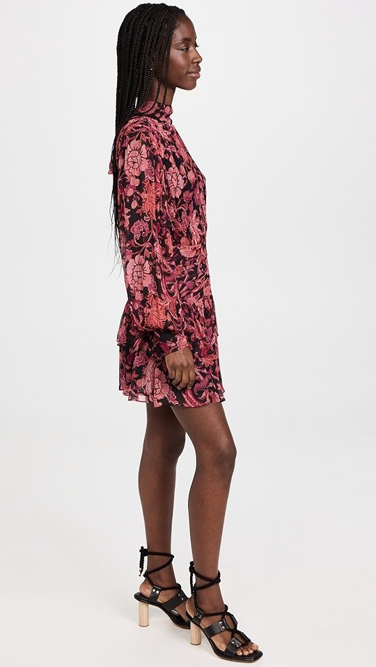 Crimson Ruched Short Dress | Shopbop
