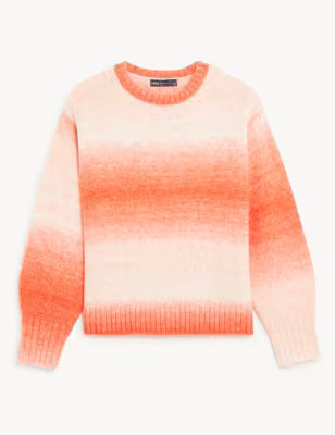 Recycled Blend Ombre Relaxed Jumper | Marks & Spencer (UK)