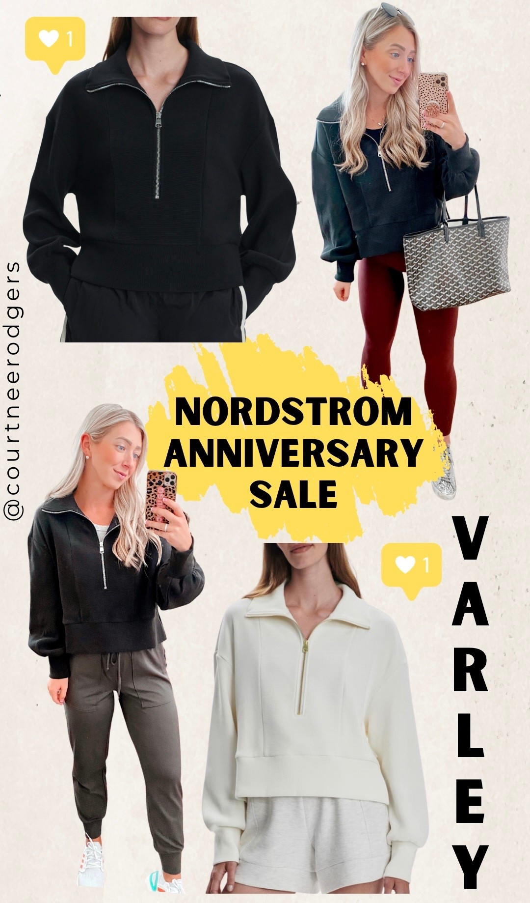Nordstrom Anniversary Sale 💛 My favorite Varley half zip is included in the sale! This is the more cropped version with a less dramatic collar! I wear size small (still an oversized fit)

NSALE, Varley, Half zip, best seller, Nordstrom anniversary sale 

#LTKSaleAlert #LTKStyleTip #LTKFindsUnder100