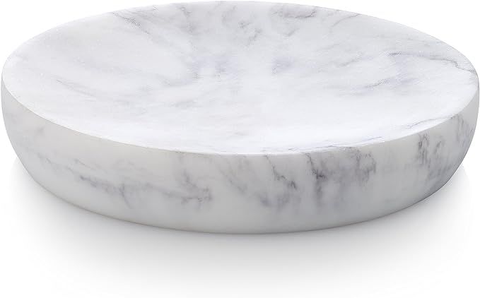 Essentra Home Blanc Collection White Soap, Sponge Dish Tray for Bathroom or Shower Also Great for... | Amazon (US)