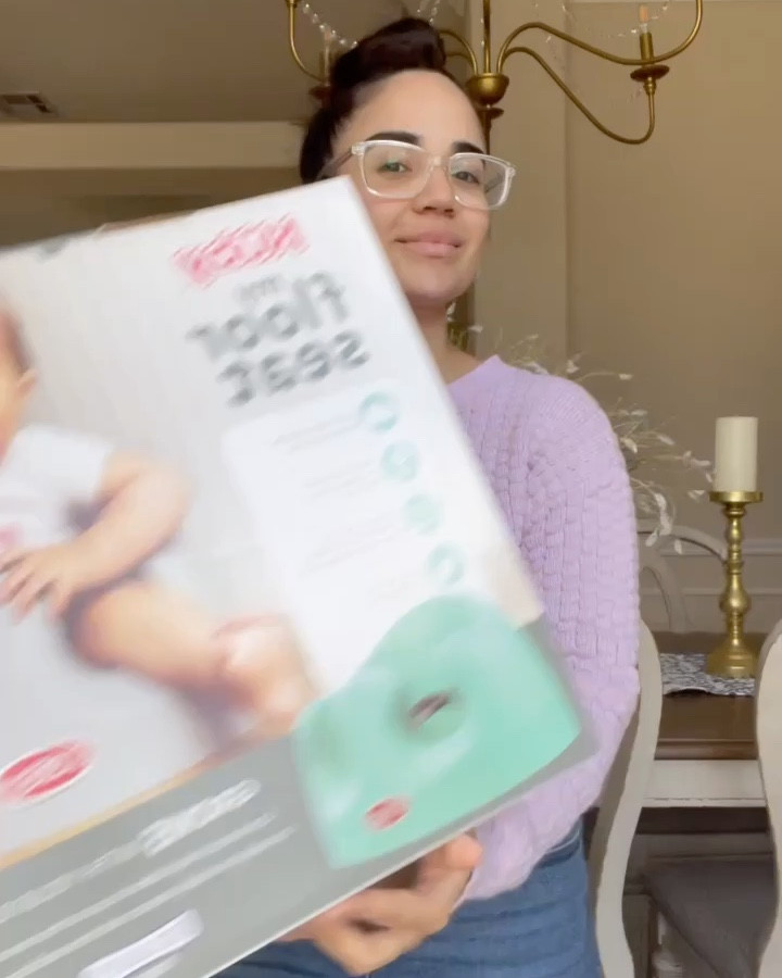 The nuby floor seat is a great way to give your baby a different perspective and helps with sitting up milestone. Add the attachment tray and you have a portable feeding chair

#LTKKids #LTKBaby