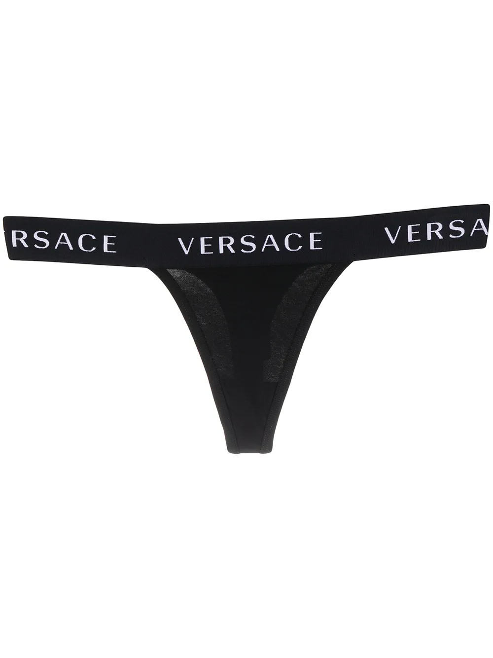 Versace String à Bande Logo - Farfetch | Farfetch Global