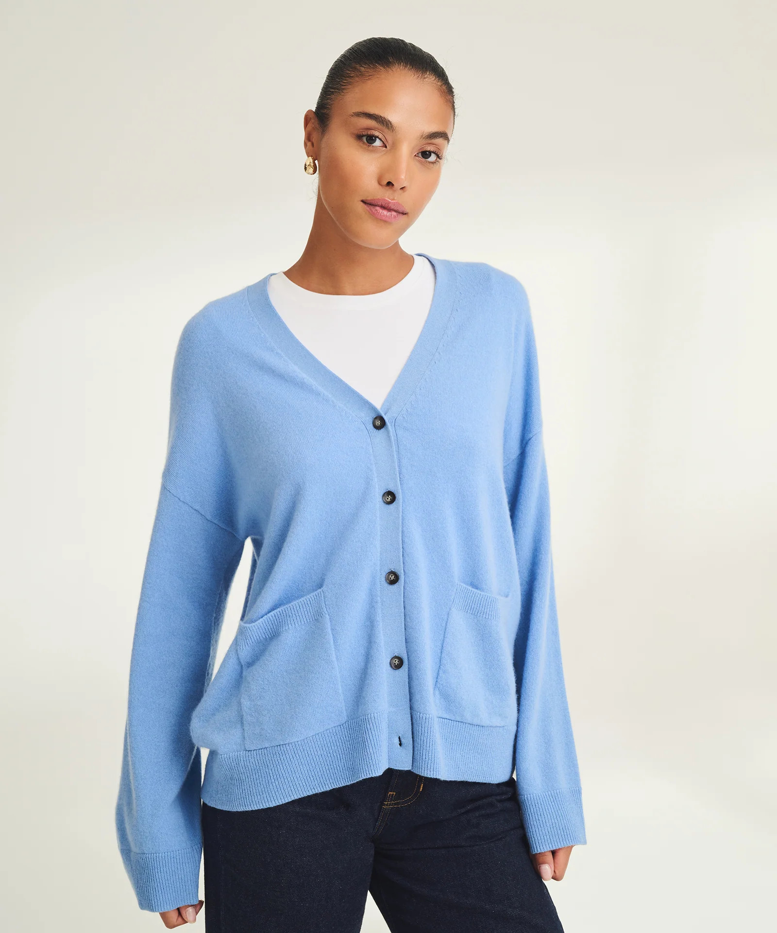 Signature Cashmere Boxy Cardigan | NAADAM