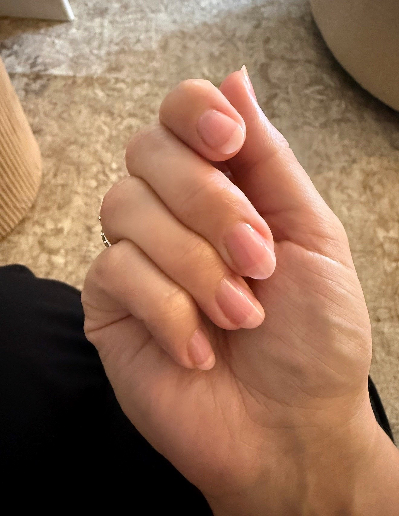 My real nails🤯 What I’ve been using💅🏼
Step 1: Jelly color 
Step 2: Essie gel “Sheer Fantasy”
Step 3: In a rush topcoat 
Cuticle oil after dry🩷

#LTKBeauty #LTKdayinmylife