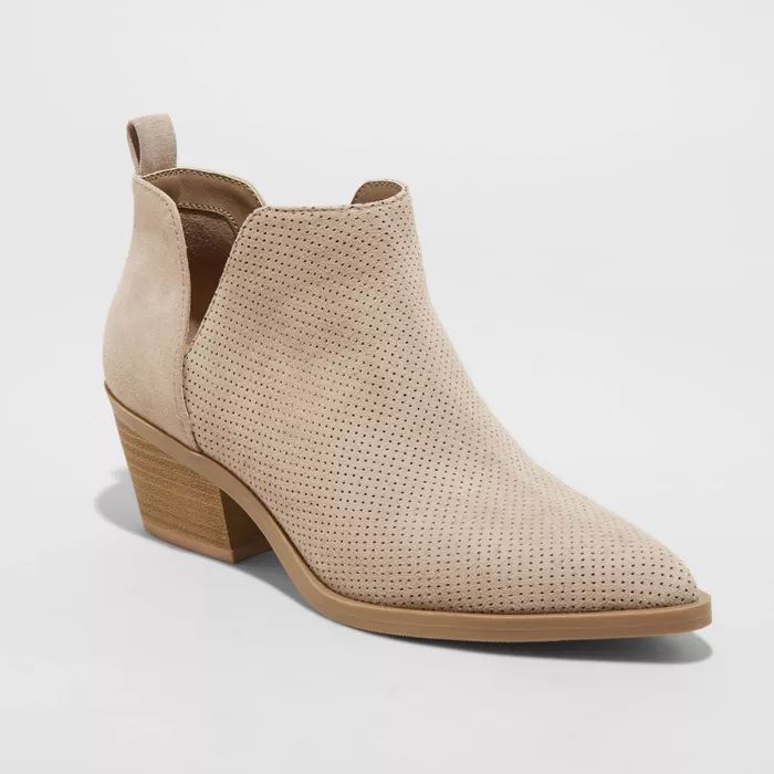 Women's Cari Cut Out Ankle Boots - Universal Thread™ | Target