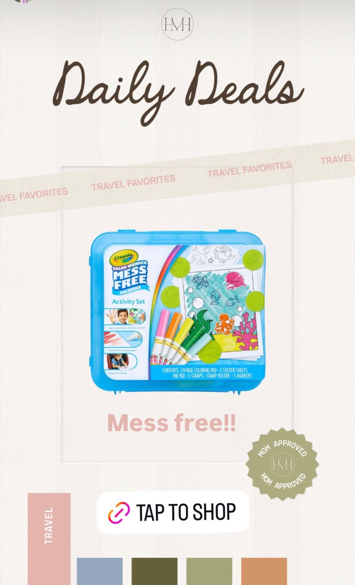 
Mess free coloring kit 

#LTKmomlife #LTKKids