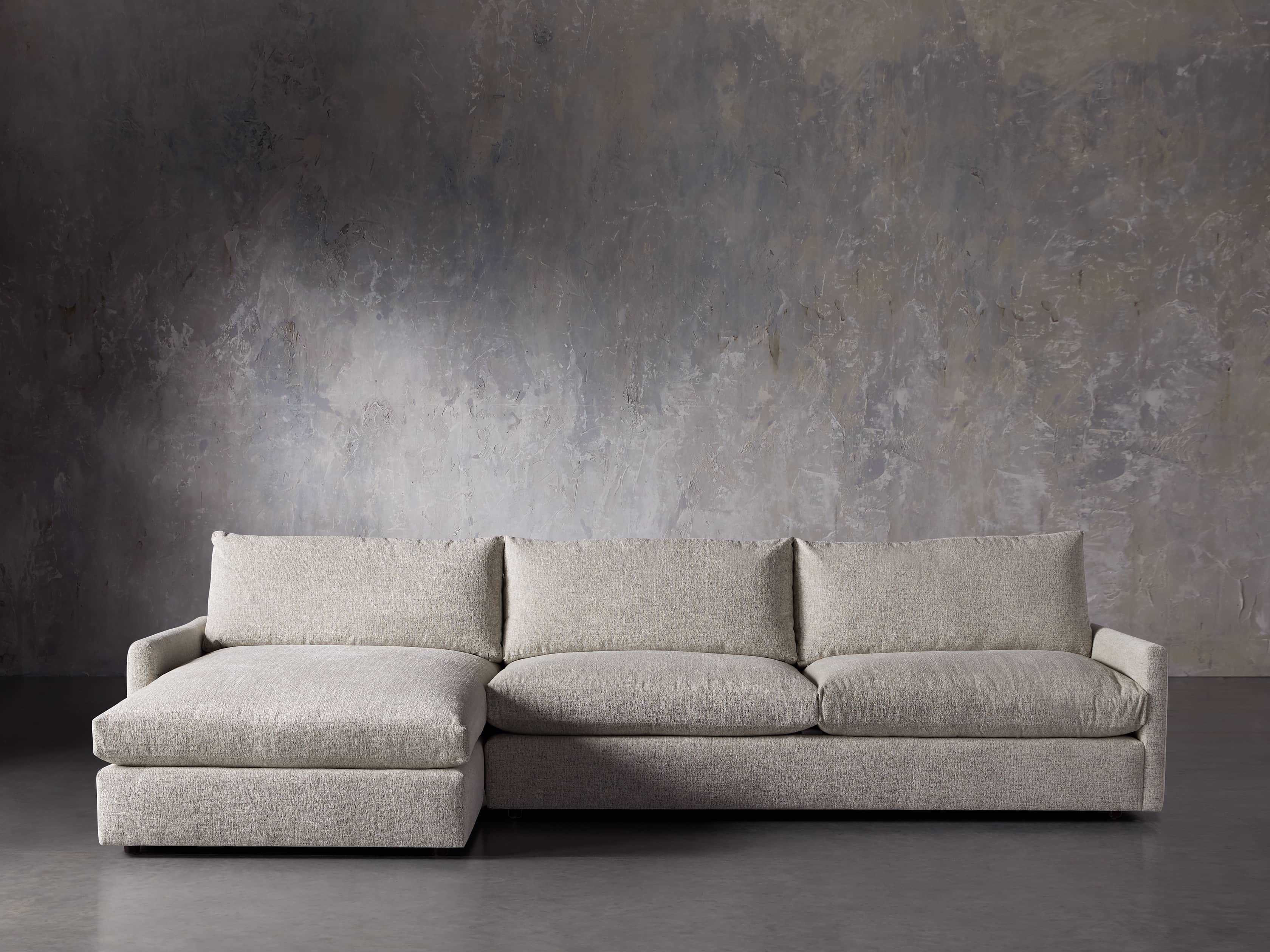 Kipton Two Piece Sectional with Chaise | Arhaus