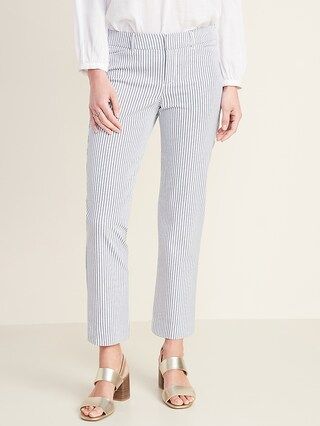 All-New Mid-Rise Pixie Straight-Leg Ankle Pants for Women | Old Navy (CA)