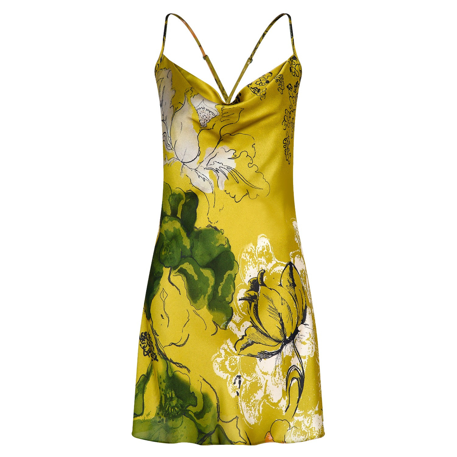 Short Satin Nightdress | Wolf & Badger (US)