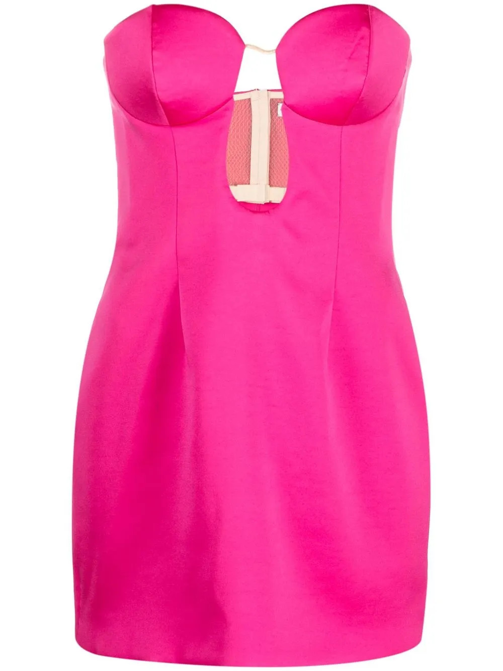 Magda Butrym cut-out Strapless Mini Dress - Farfetch | Farfetch Global