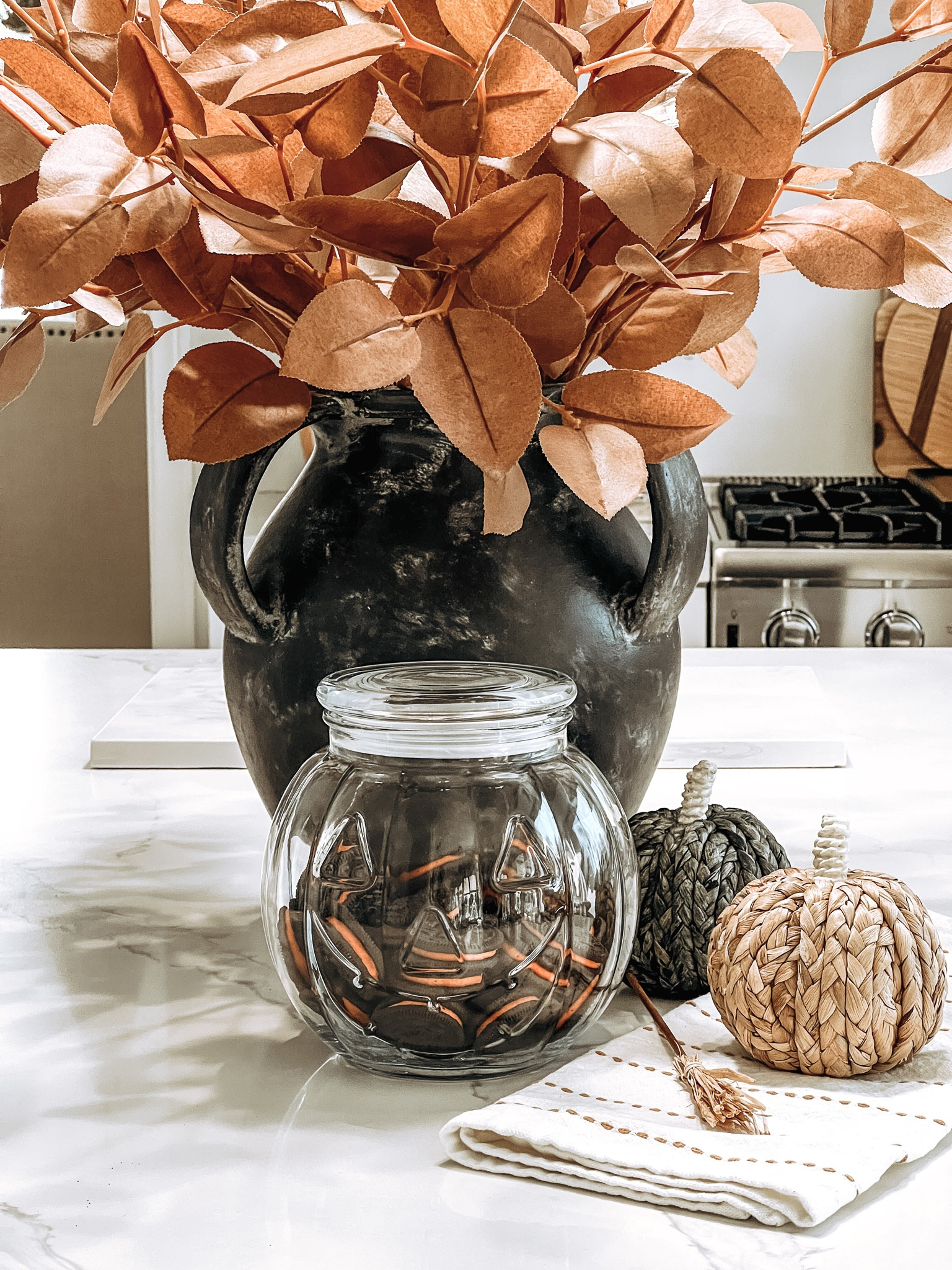 Glass jar pumpkin 

#LTKSeasonal #LTKunder50 #LTKhome