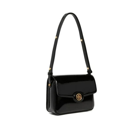 Tory Burch Women's Robinson Spazzolato Convertible Shoulder Bag, Black | Walmart (US)