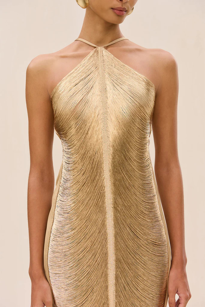 MARA DRESS - LIGHT GOLD | Cult Gaia - US
