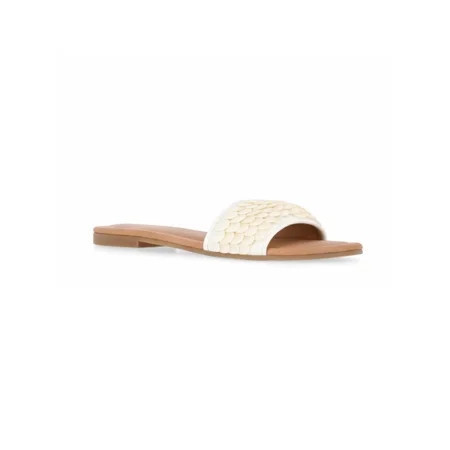 Time and Tru Women s Shell Slide Sandals | Walmart (US)