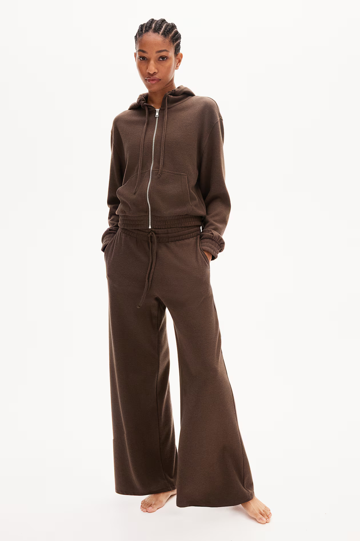 Jersey zip-through hoodie | H&M (UK, MY, IN, SG, PH, TW, HK)