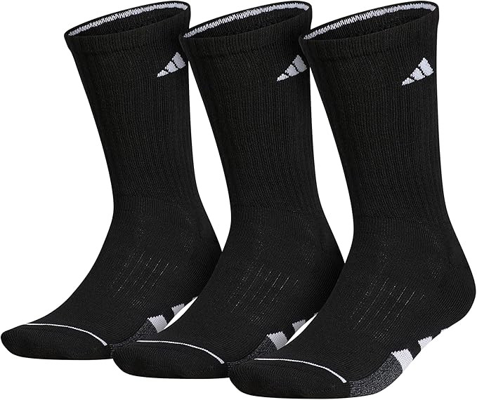 adidas Mens Cushioned Crew Socks (3-pair) | Amazon (US)