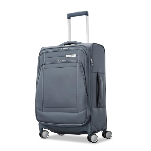 Samsonite UpLIFT Lightweight Softside Carry-On Luggage with Spinner Wheels - Expandable - Airline-Approved, Polyester Soft Suitcase for Ultra Light Travel - Elemental Blue | Amazon (US)