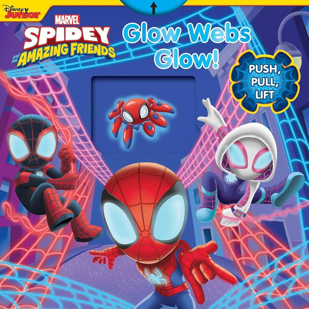 Marvel Spidey and his Amazing Friends: Glow Webs Glow! (Push-Pull-Turn) | Amazon (US)
