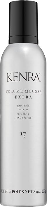 Kenra Volume Mousse Extra 17 | Firm Hold Mousse | Non-drying, Non-flaking Lightweight Formula | T... | Amazon (US)