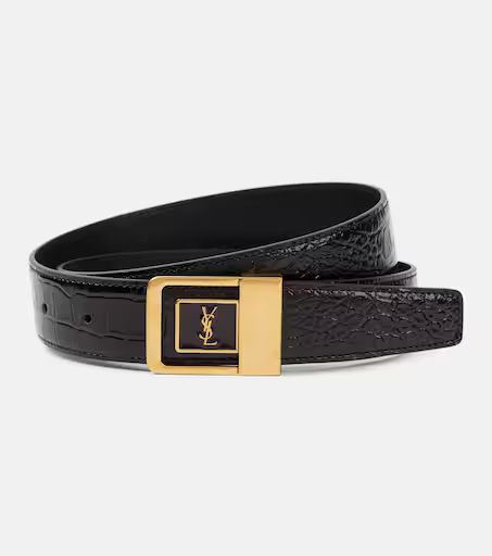 La 66 croc-effect leather belt | Mytheresa (US/CA)