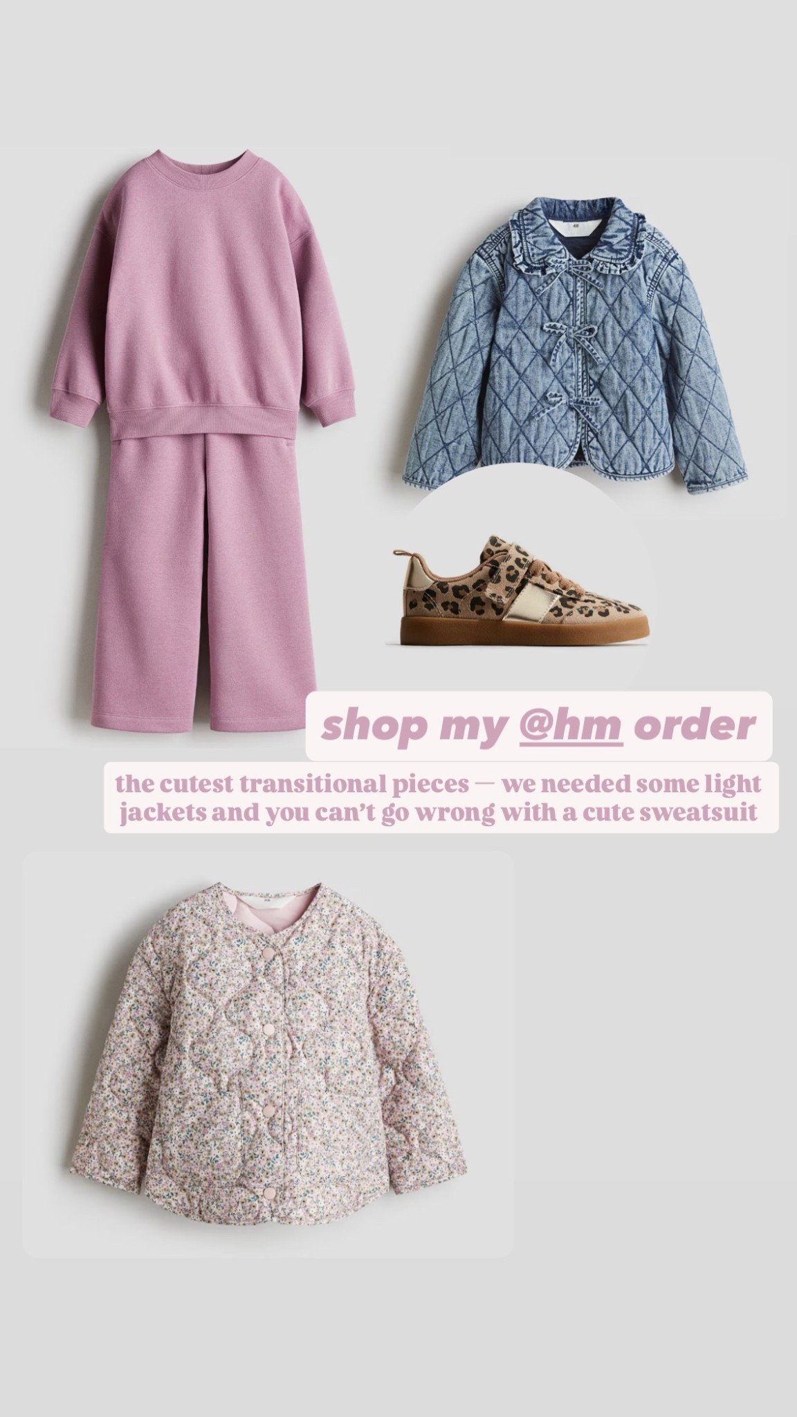 Ordered some fall essentials for back to school! Light jackets for layering, a fun cheetah print shoe and a classic sweatsuit — perfect for mixing and matching. 

#LTKFallFashion #LTKBackToSchool

#LTKcanada #LTKkids