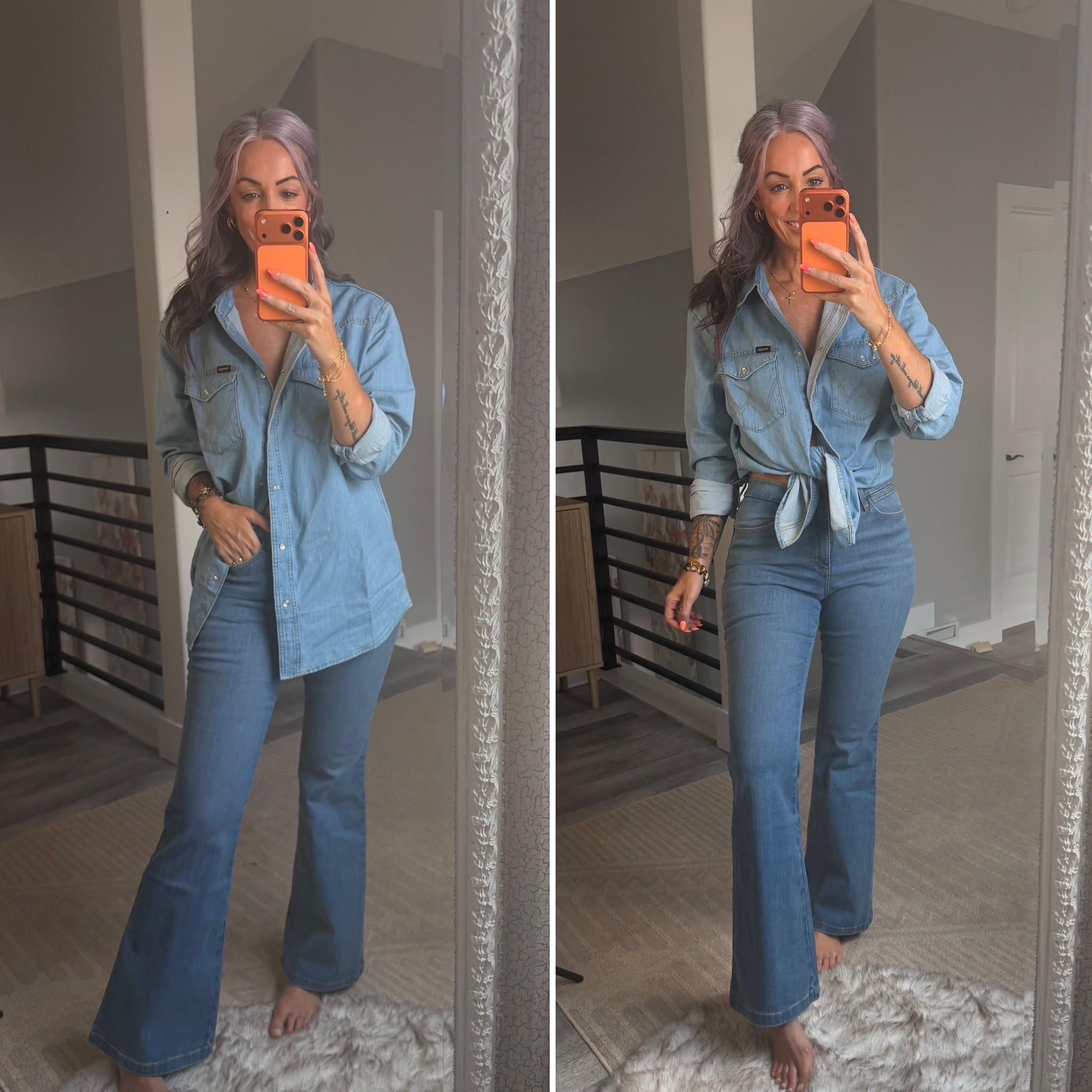 @Wrangler bespoke denim made by women for women! I recommend to size up in the inseam length with these flares so you can wear them with boots! #ad

#LTKgrwm #LTKOver40 #LTKmomlife