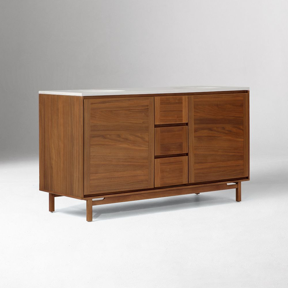 Parquet Double Bathroom Vanity (60") | West Elm (US)