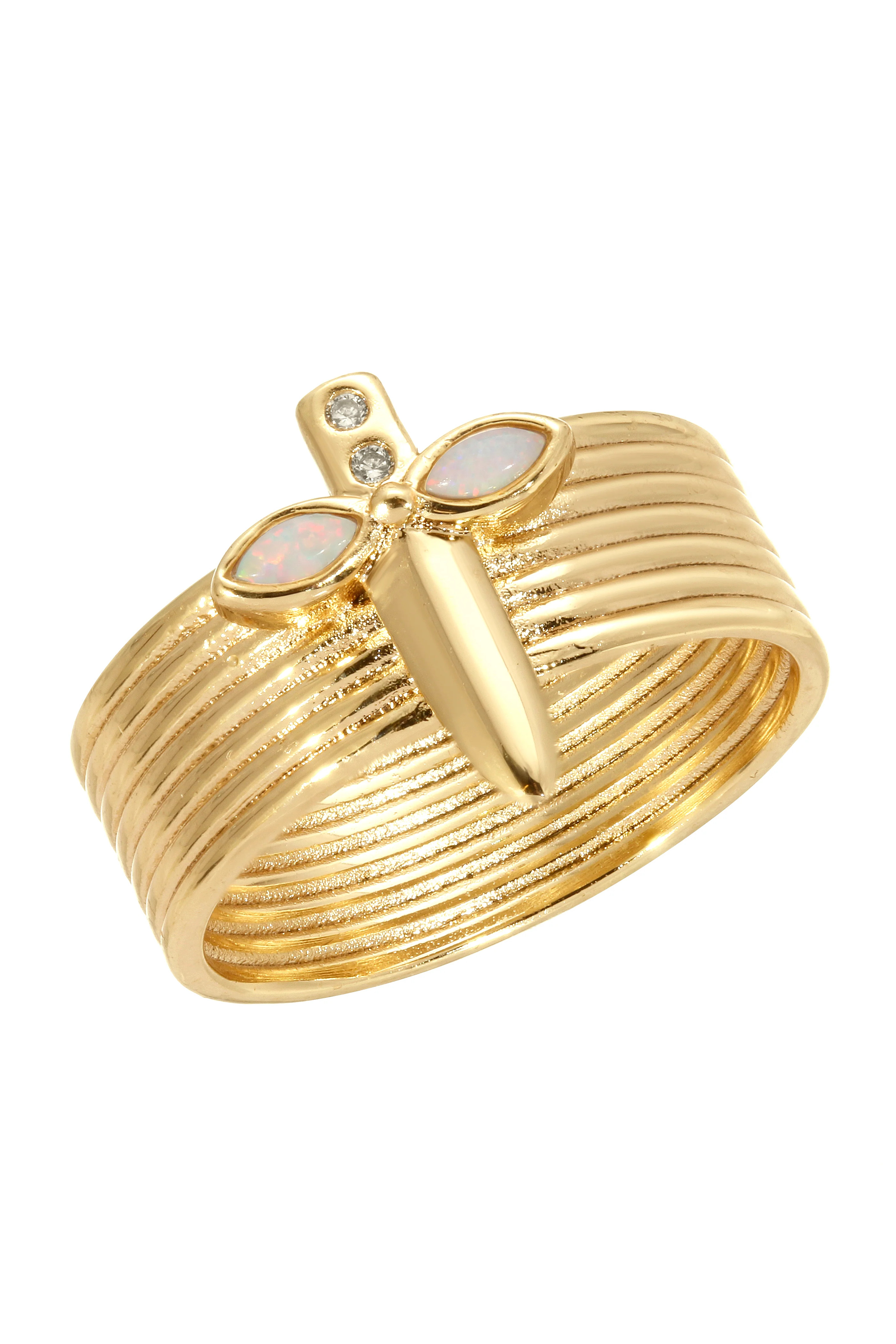 Opal Dagger Banded Ring | Lili Claspe