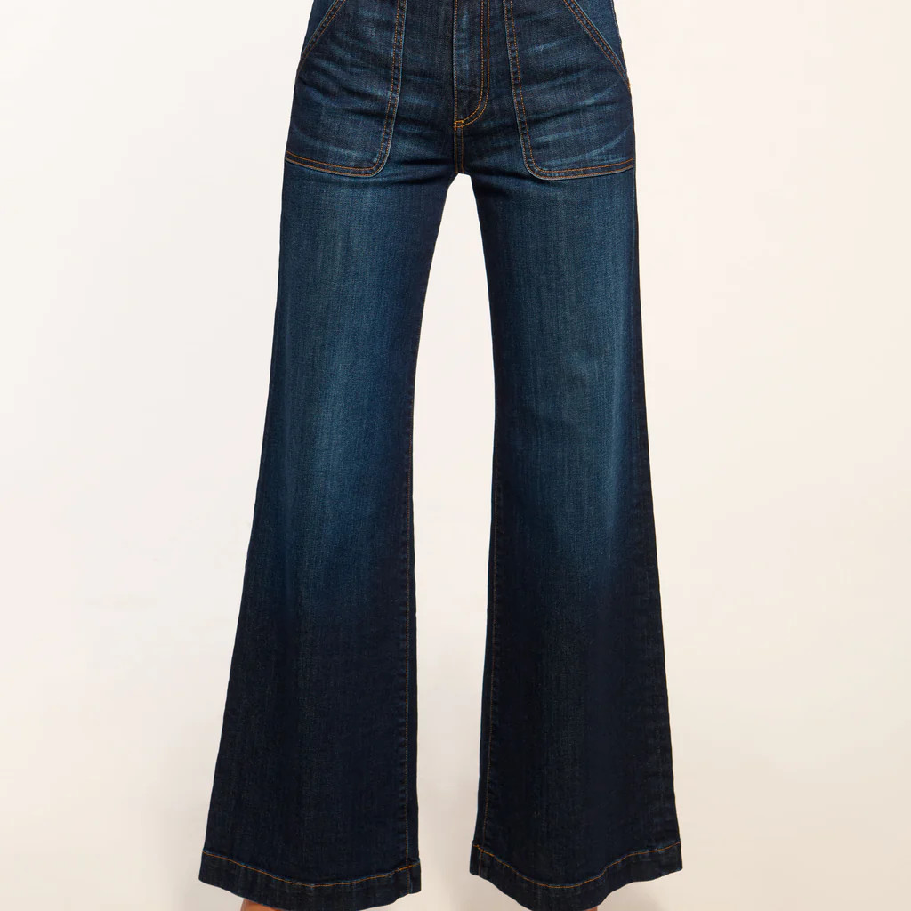 Theodora High-Rise Wide Leg Jean | Ramy Brook