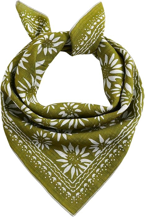 STARWHISPER Multicolored 22''x22'' Cotton Bandana for Women and Men Multi-purpose Headband Hair S... | Amazon (US)