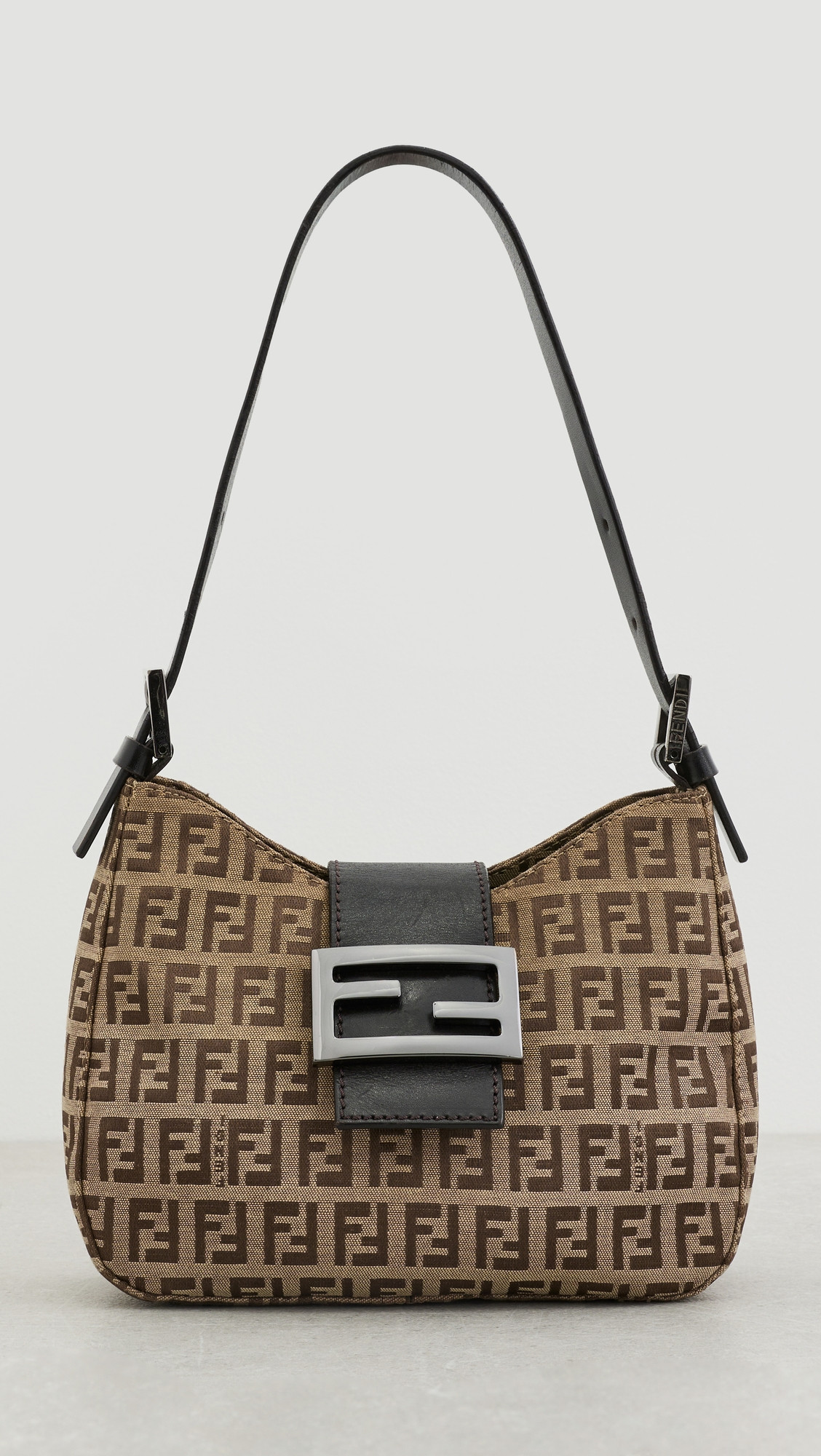 Fendi Brown Zucchino Shoulder Mini Bag | Shopbop