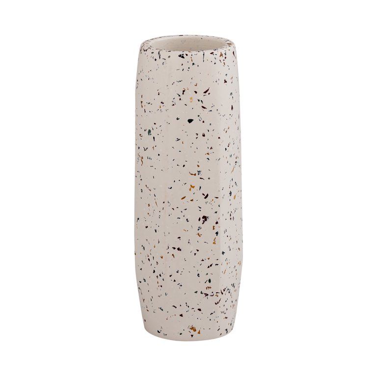 Terrazzo White Concrete Vase - Medium Skinny by TOV Furniture | Walmart (US)
