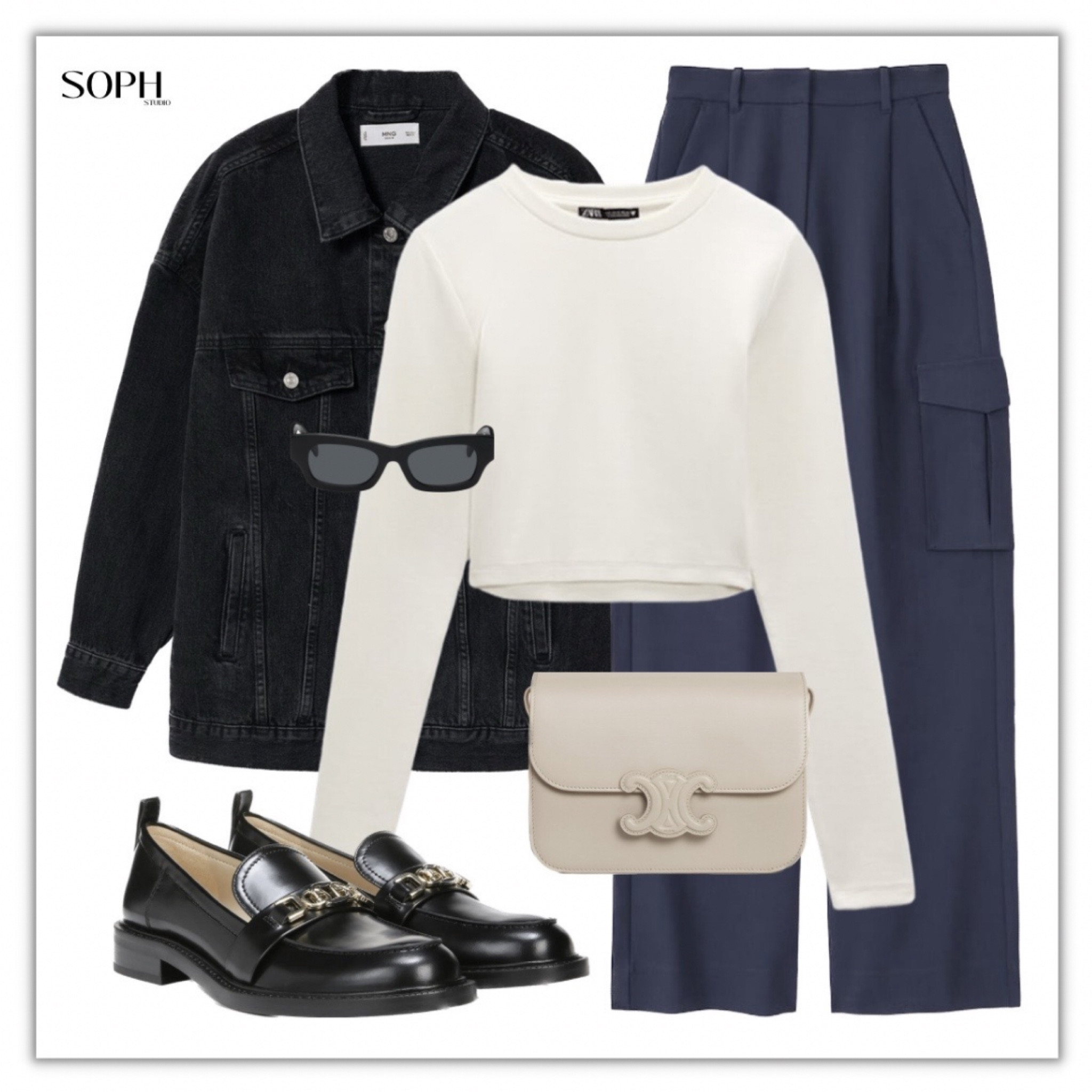 Evening casual look styled with a black denim jacket and shades 🕶️✨

#LTKFind #LTKfit #LTKstyletip