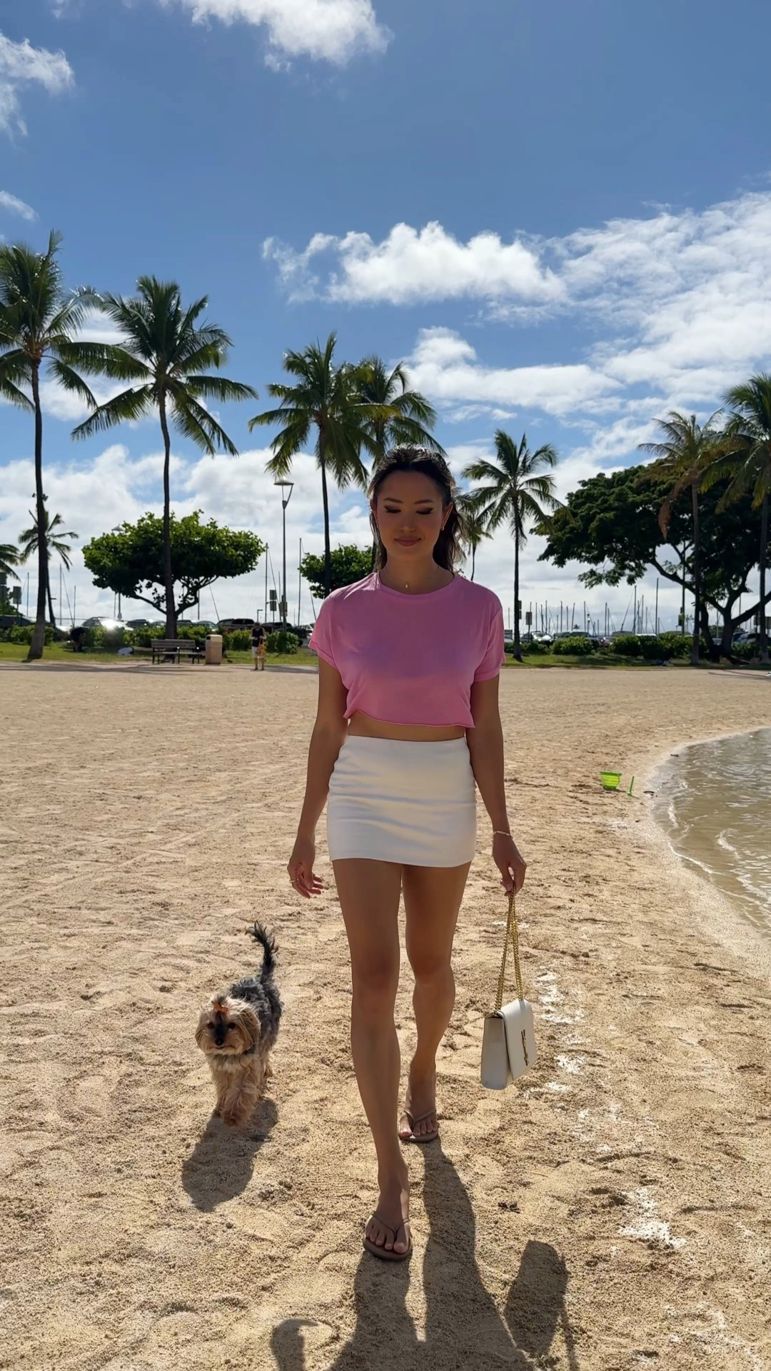 Yay they restocked this cute crop top and mini skirt! This top is so soft and light. I’m wearing a size medium! The mini skirt is size XS. The flip flops I have on are my absolute favorite, I’m wearing the cocoa butter color in size 8

#LTKFindsUnder50 #LTKSeasonal #LTKootd