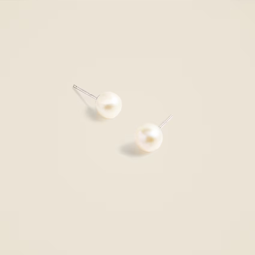 Pearl stud earrings | J. Crew US