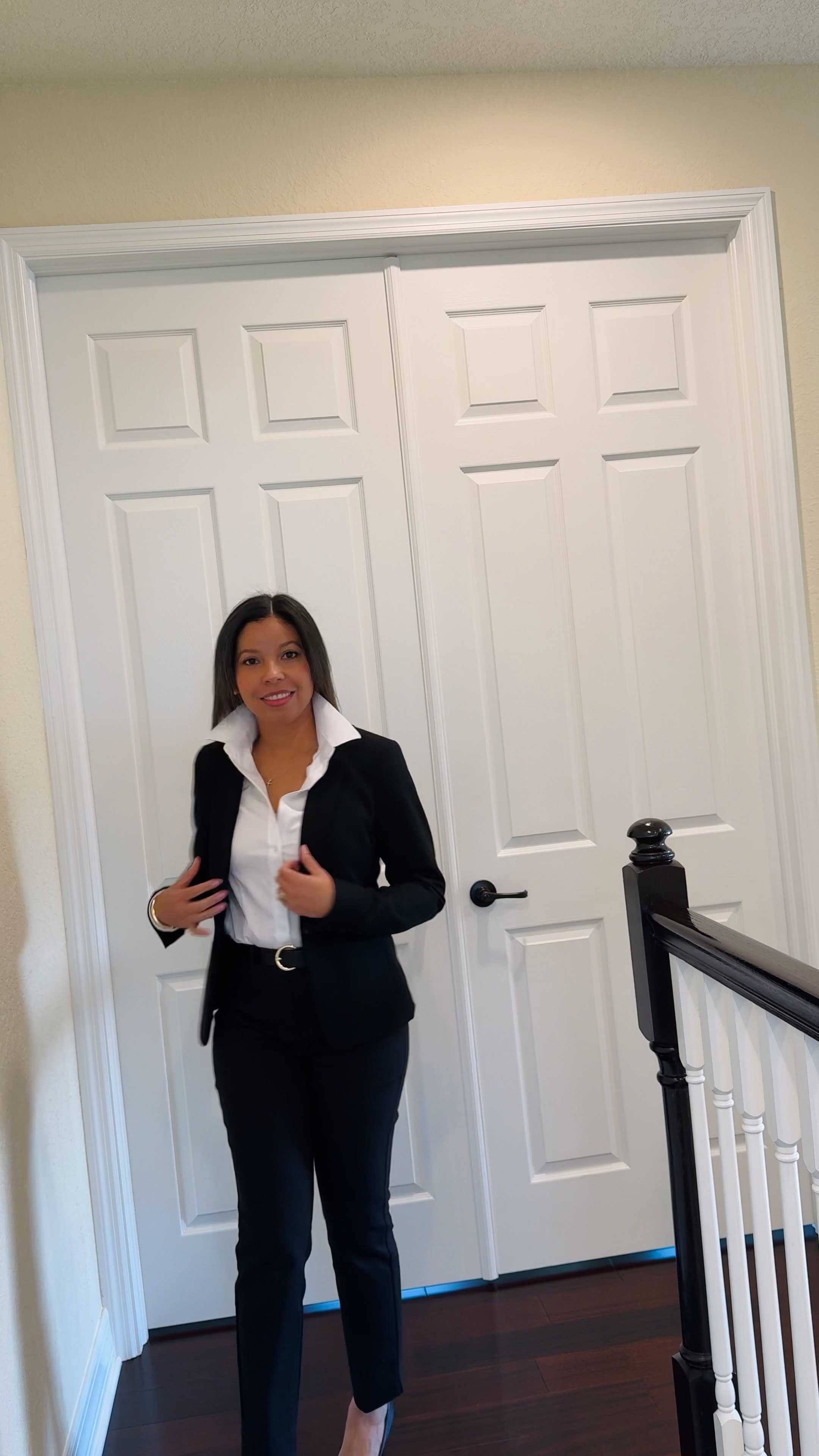 Affordable Workwear finds! Classic button down shirt & blazer! I’m wearing size XS on both pieces  

Timeless Wardrobe! Build a timeless wardrobe One Piece at a Time! 

Affordable Workwear | Work Outfit | Business Casual | Classic Wardrobe | Petite Fashion | Petite Style | White Button Up Shirt | Black Blazer | Wardrobe Essentials | Wardrobe Basics #amazonfashion #hm #LTKPetite

#LTKWorkwear #LTKStyleTip #LTKOver40