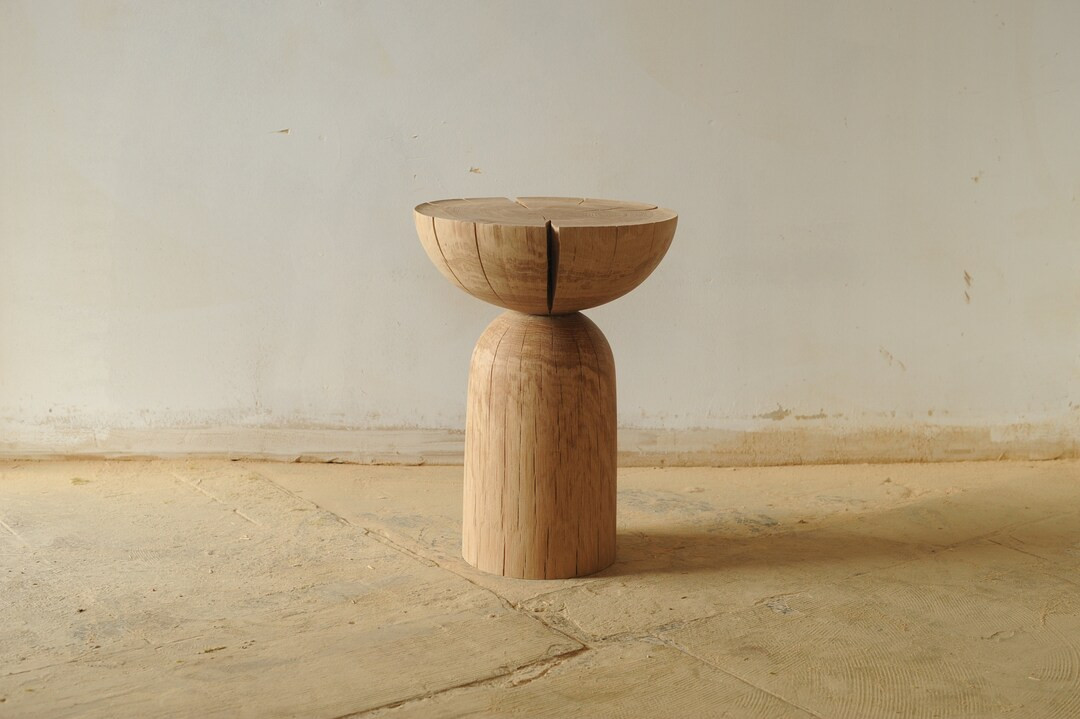 Massive Wood Side Table - Etsy.de | Etsy (DACH)