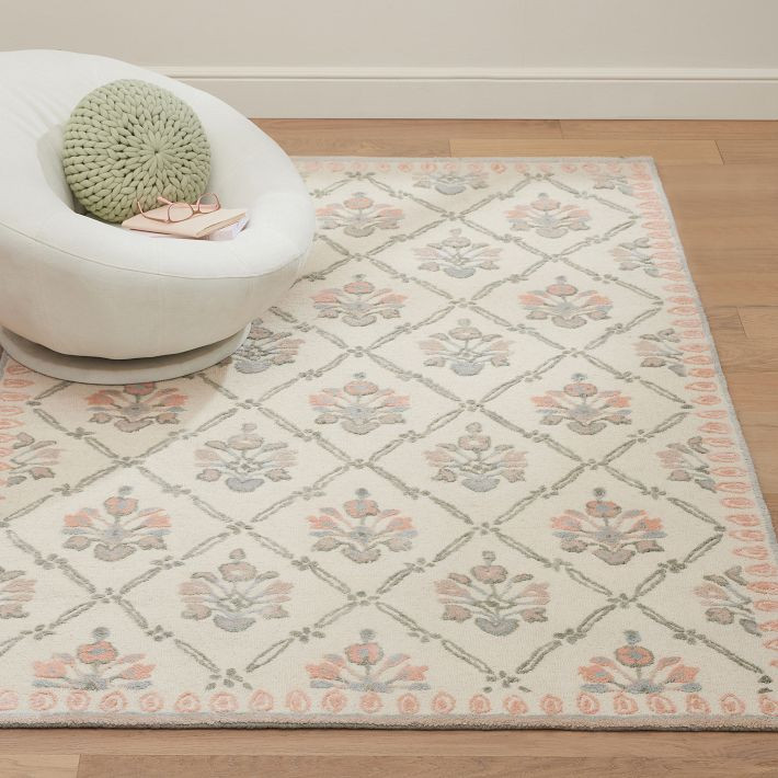 Floral Bouquet Rug | Pottery Barn Teen