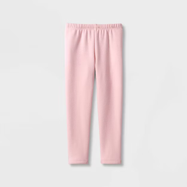 Toddler Girls' Solid Cozy Lined Leggings - Cat & Jack™ | Target