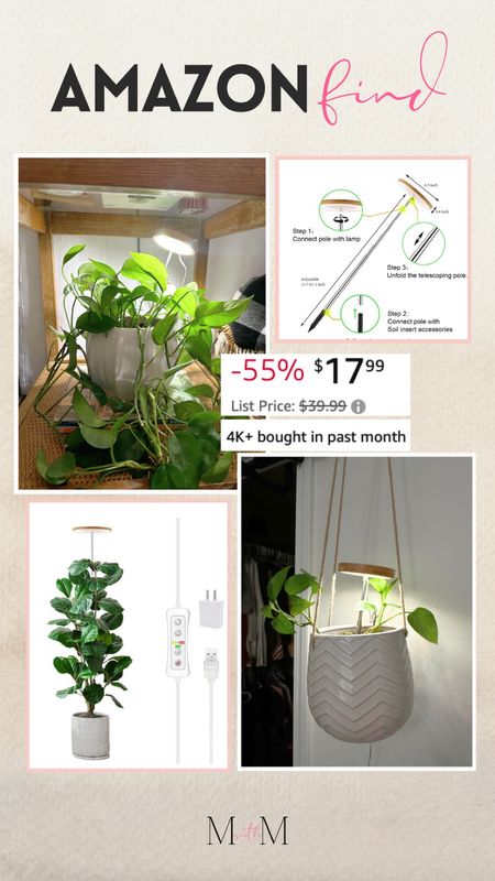 This is one of my favorite Amazon finds! My plants are thriving with this grow light!

Home decor
Spring Refresh
Gifts for Her
Gardening

#LTKsalealert #LTKSpringSale #LTKhome
