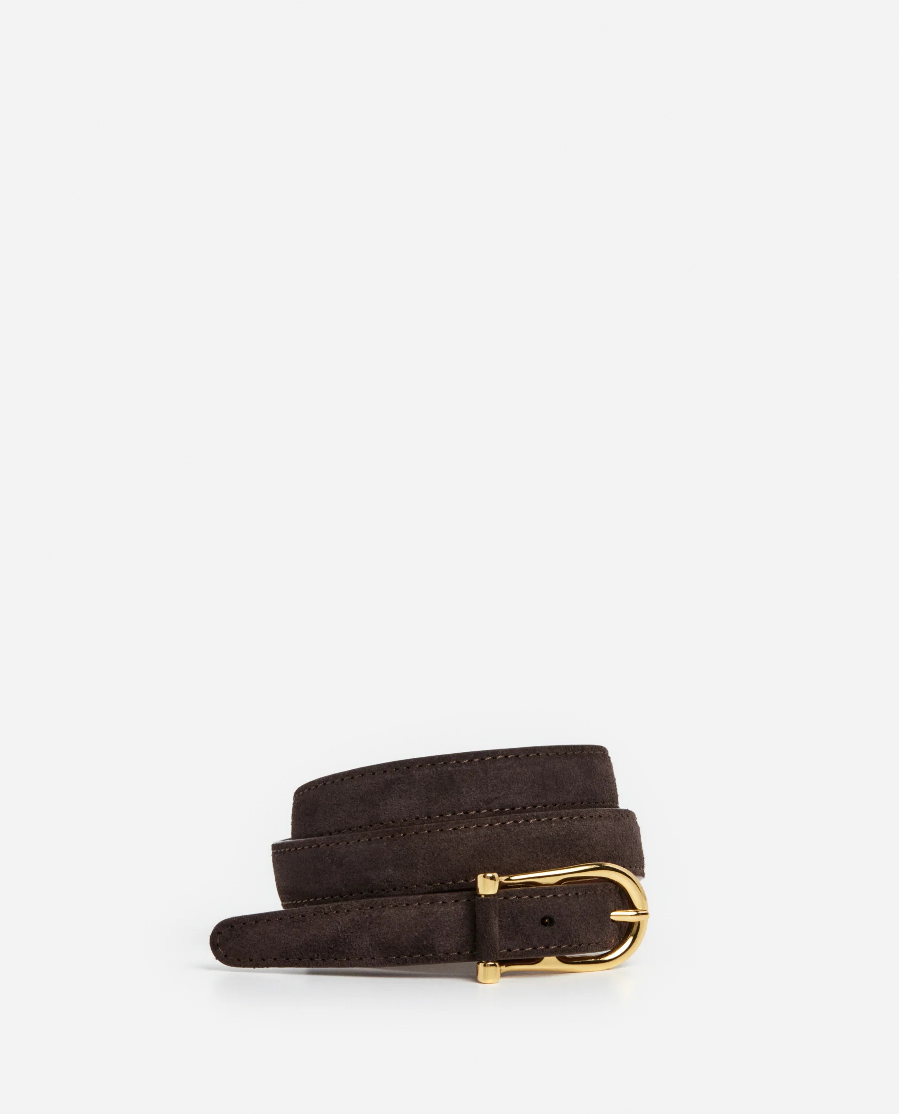 Betty Suede Chocolate Belt | Flattered