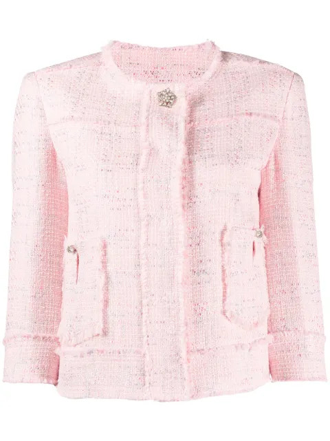 tweed short jacket | Farfetch (US)
