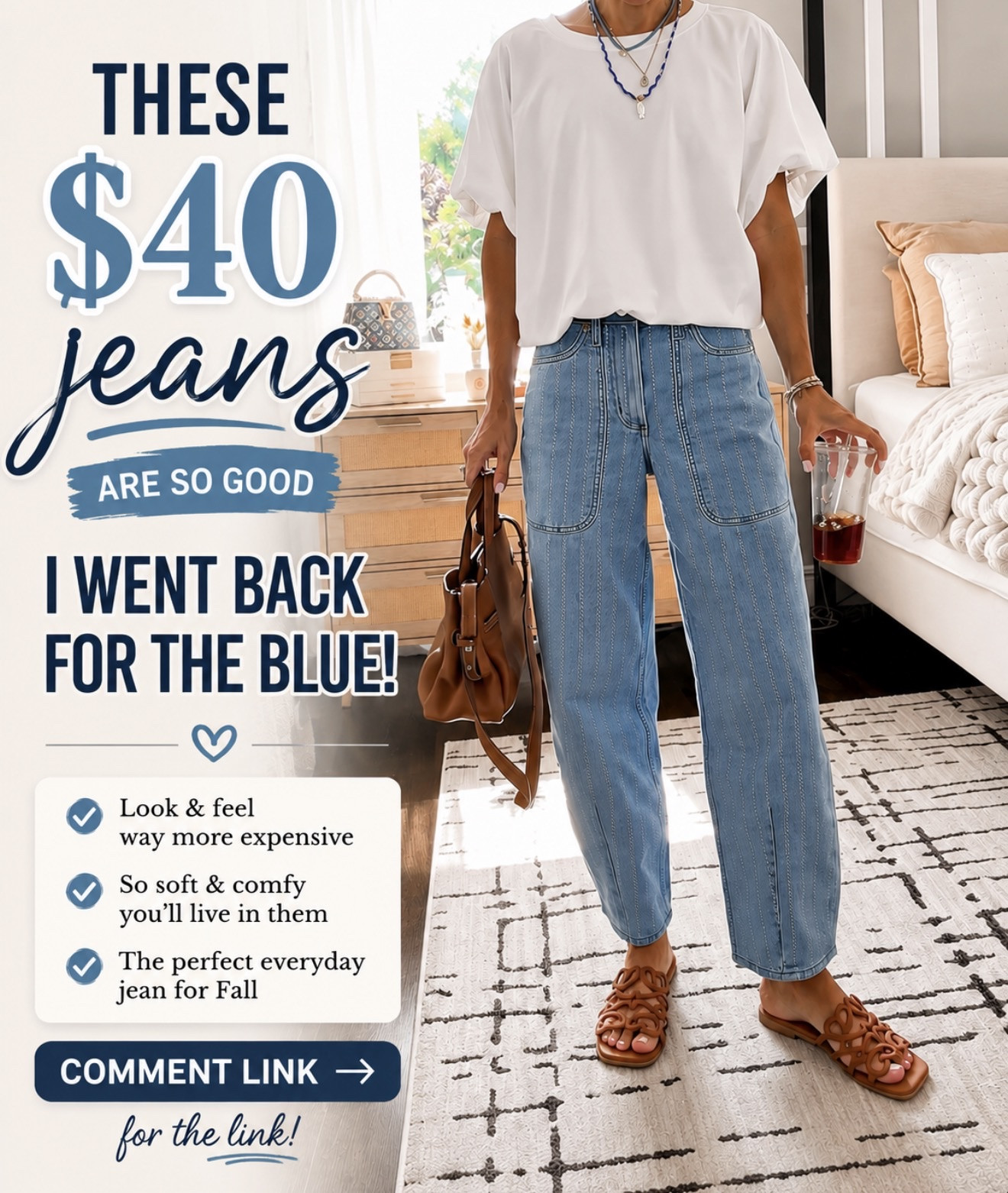 Wearing size 00 in my favorite jeans from Target

#LTKmomlife #LTKSeasonal #LTKOver40