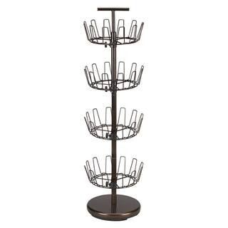 Household Essentials Brown 4-Tier Revolving Shoe Tree | 12' x 12" x 52" | Michaels® | Michaels Stores