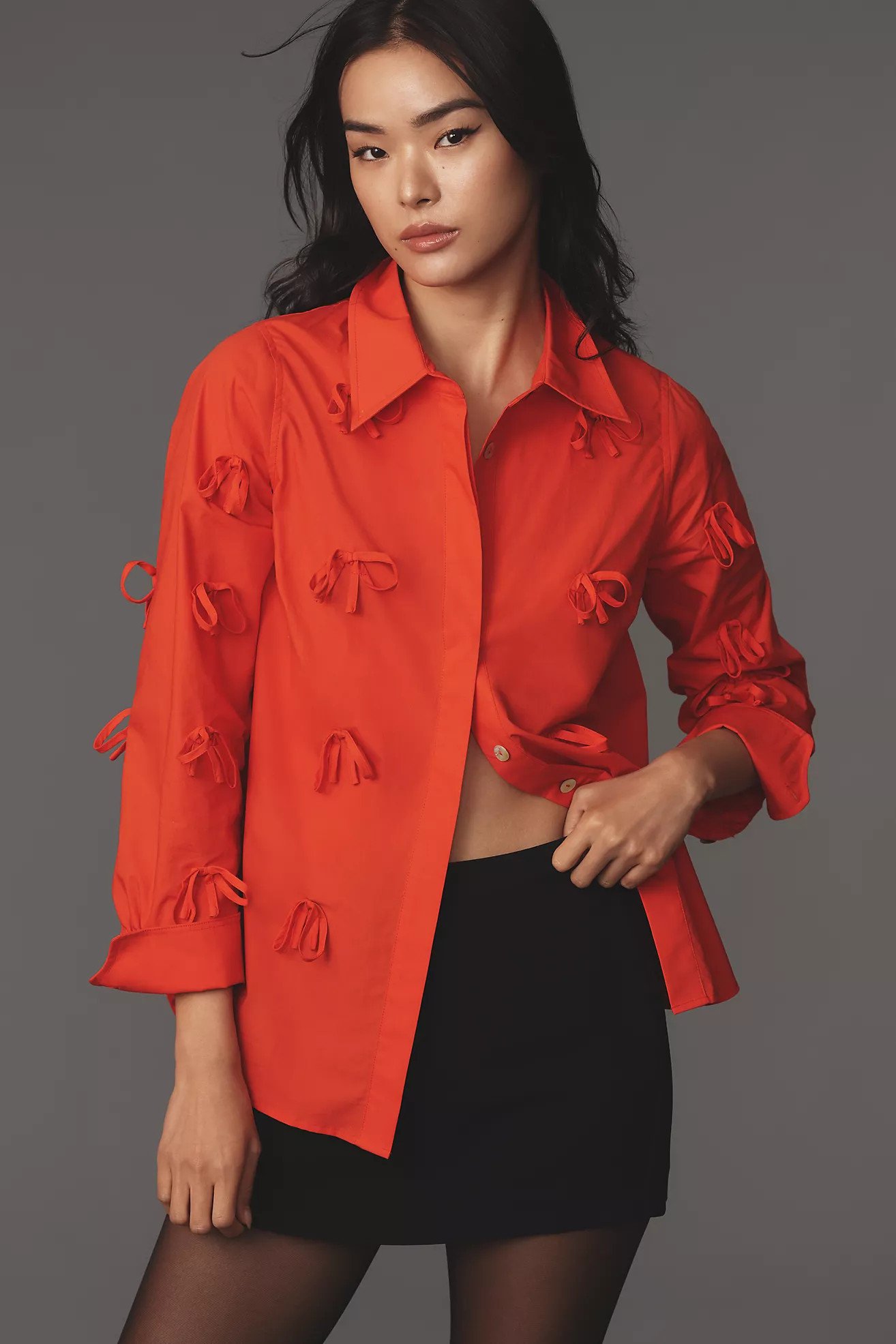 Hope for Flowers by Tracy Reese Bow Buttondown Blouse | Anthropologie (US)