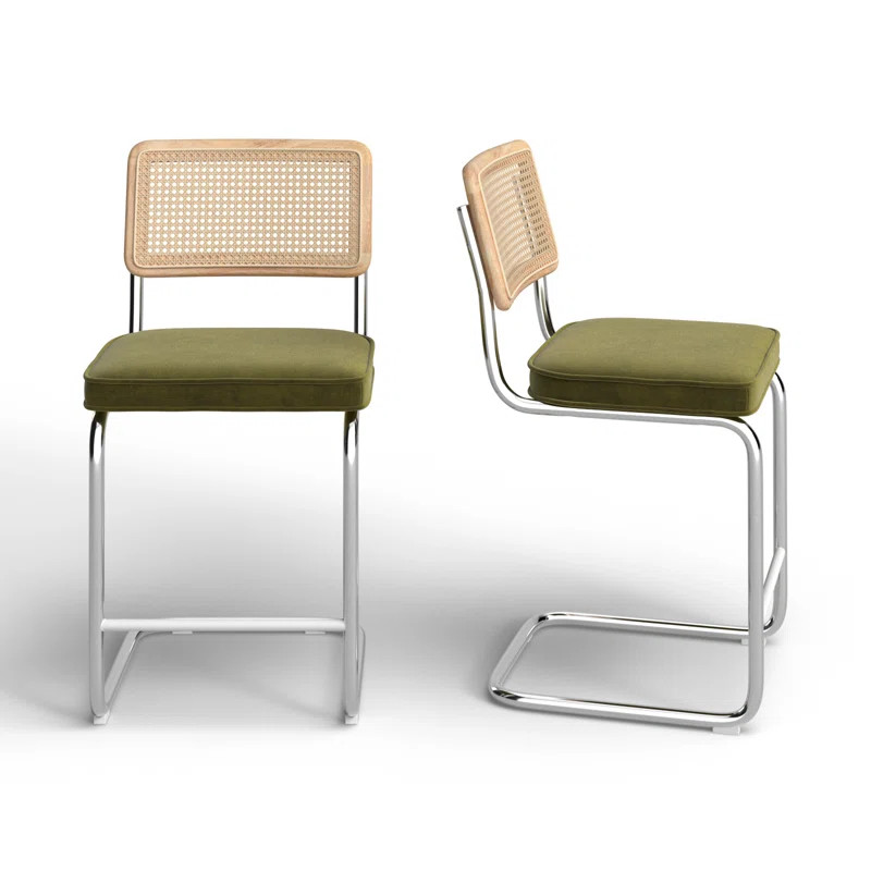 Walsh Velvet Bar & Counter Stool | Wayfair North America