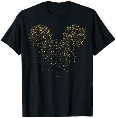 Disney New Year's Mickey Mouse Confetti T-Shirt Small | Amazon (US)