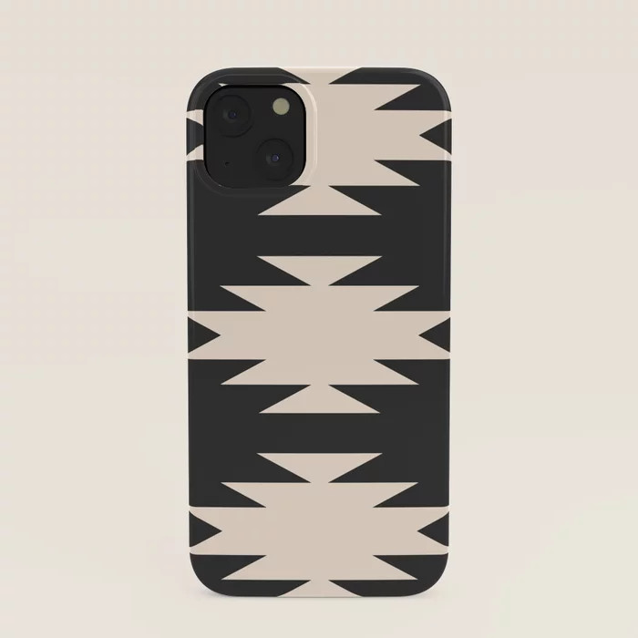 Minimal Southwestern - Charcoal iPhone Case | Society6
